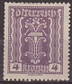 Austria - 1922 - Industria - 4 - Violeta - Industry, Work - Scott 254 - 0